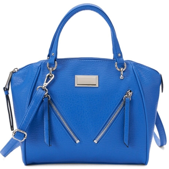 Juicy Couture Handbags - NWT Juicy Couture Diagonal Zipper Satchel Cobalt
